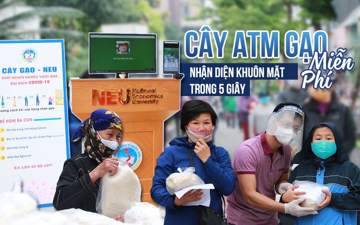 Cây ATM gạo miễn phí nhận diện khuôn mặt trong 5 giây đặc biệt ở Hà Nội, nếu đến lần thứ 2 sẽ bị phát hiện