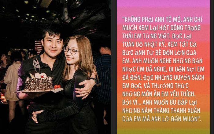 Nhật Lê chia tay Quang Hải, thiếu gia Harry Hưng 'ẩn ý': 'Anh muốn bù đắp những năm tháng thanh xuân của em mà anh lỡ đến muộn'