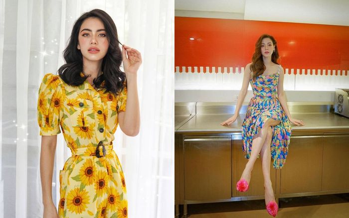 Mỹ nhân Thái Baifern và 'ma nữ' Davika cách ly ở nhà lên đồ đỉnh cao như chụp hình tạp chí