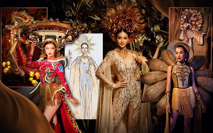 National Costume của Lệ Hằng - Kiều Loan đẹp xuất sắc, Khánh Vân đặt cược vào bảng thi All-Star?