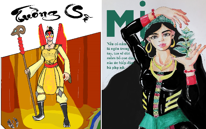 Sinh viên ĐH FPT sáng tạo từ văn hoá dân tộc trong từng bản thiết kế 'siêu anh hùng'