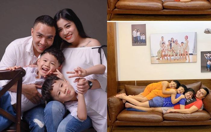 MC Hoàng Linh nhận về lượt like 'khủng' với bức ảnh gia đình nằm chồng lên nhau có ý nghĩa cực hay