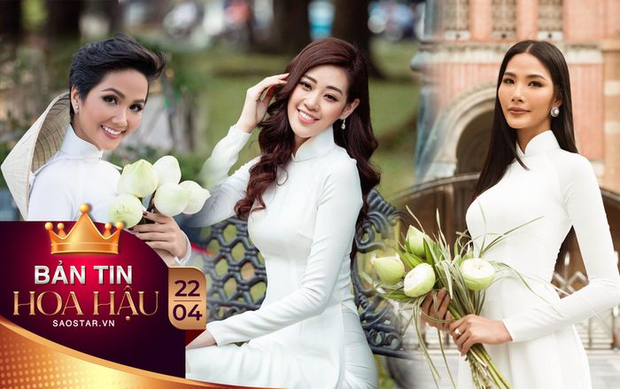 Hoàng Thùy diện áo dài trắng 'phủ sóng' Miss Universe: Fan chờ National Costume của Khánh Vân