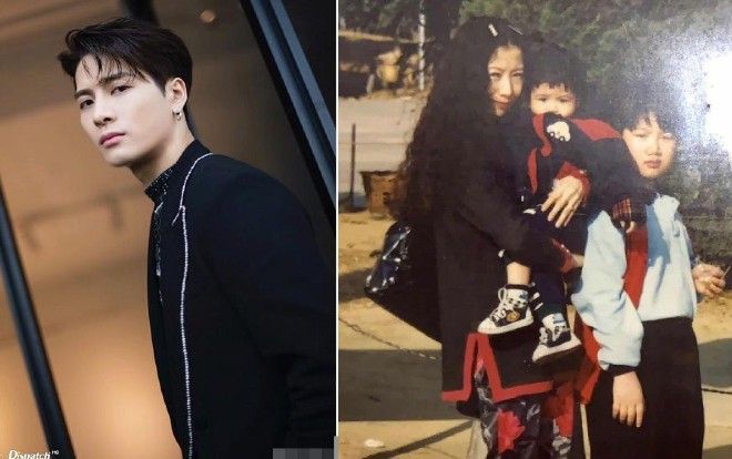 Jackson Wang đăng ảnh thuở bé để chúc mừng sinh nhật mẹ, ảnh ngày trẻ của mẹ Wang được khen giống minh tinh