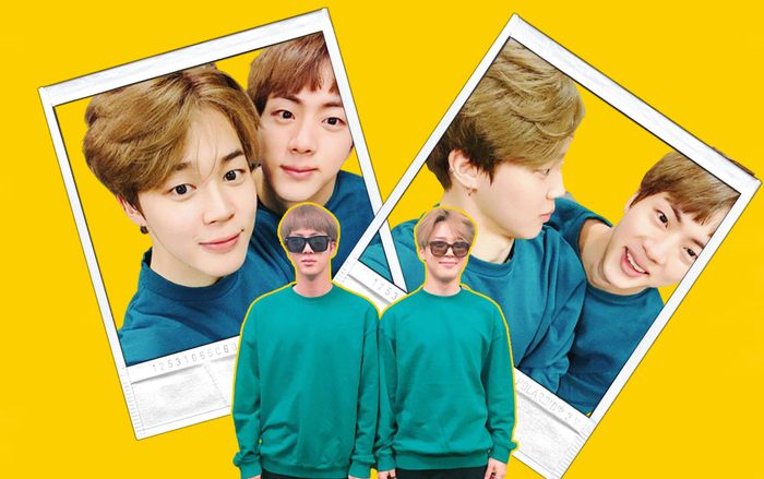 Đằng sau bức ảnh sinh đôi hài hước của Jin và Jimin là câu chuyện khiến người hâm mộ không khỏi xúc động
