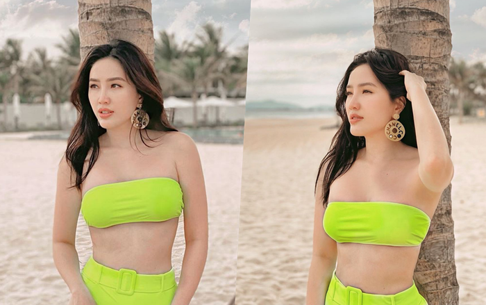 Bảo Thy diện bikini khoe body thon gọn vẫn khẳng định: 'Con gái tròn dễ cưng hơn'