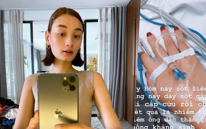 Lê Thuý nhập viện vì bị nhiễm trùng và viêm ống dẫn thận