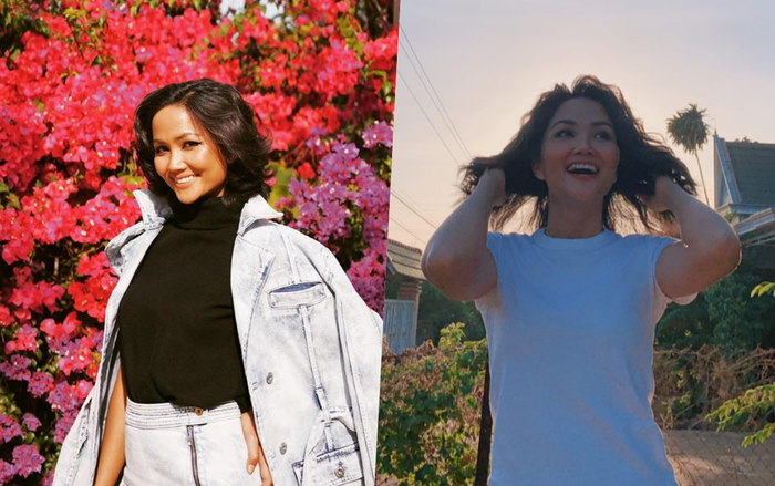 H'Hiên tự tay làm tóc xoăn tại nhà khiến nhà tạo mẫu tóc cũng phải ngả mũ bái phục