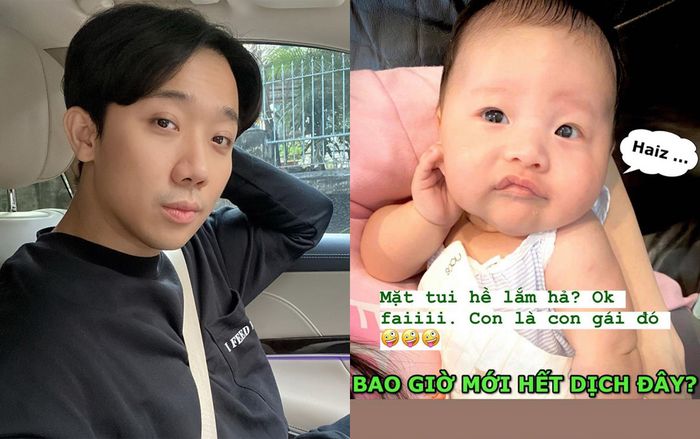 Mới gần 2 tháng tuổi, cháu gái Trấn Thành đã bộc lộ năng khiếu hài hước 'mang tính giải trí' cực cao