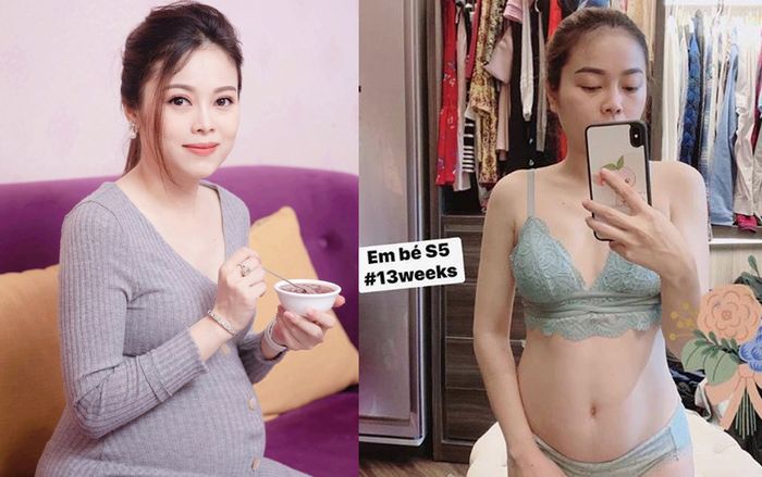 Khoe vóc dáng thon gọn khi mang bầu lần 5, Hằng Túi tiết lộ bí quyết 'giữ dáng giữ nhan' trong thai kỳ