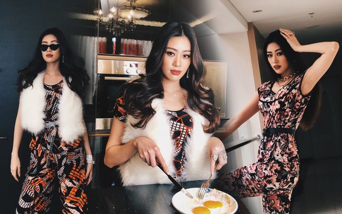 Khánh Vân lầy lội tung clip 'đi đường quyền', mặc đồ bộ vẫn 'sang chảnh' hơn người