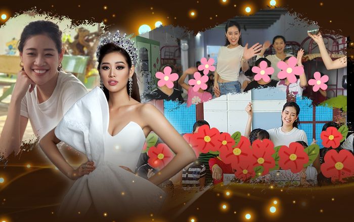 Hoa hậu Khánh Vân giữ lời hứa trở lại thăm và tặng quà tại ngôi nhà Nhịp cầu hạnh phúc