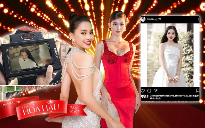 Ghi hình với áo dài trắng, fan đồn đoán Tiểu Vy đại diện Việt Nam thi Hoa hậu Quốc tế 2020