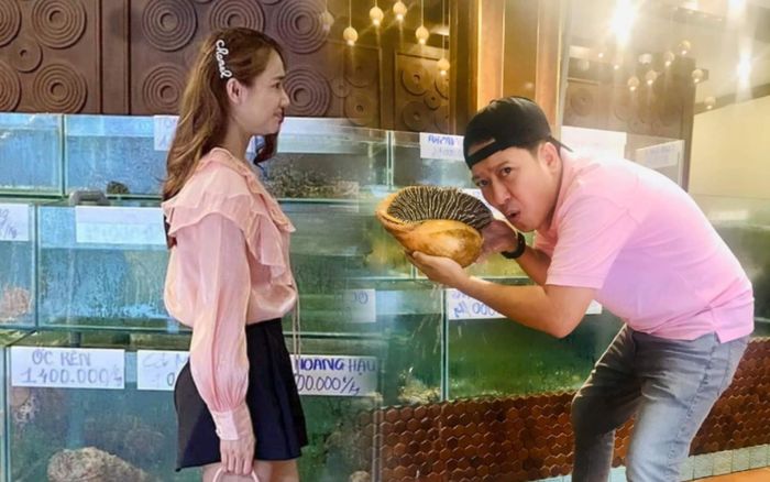 Vợ chồng Trường Giang- Nhã Phương mặc đồ đôi 'trốn' con đi hẹn hò ngày lễ