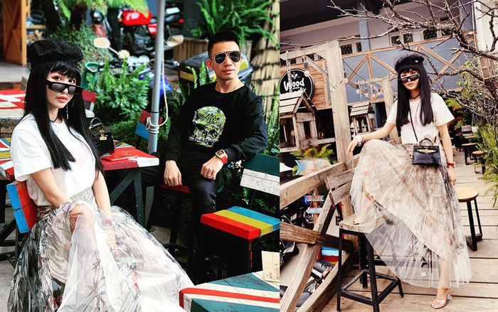 Đại gia Minh Nhựa đăng ảnh 'chất chơi' bên bà xã nhưng phong cách thời trang 'khó hiểu' của Mina Phạm mới là điều gây chú ý