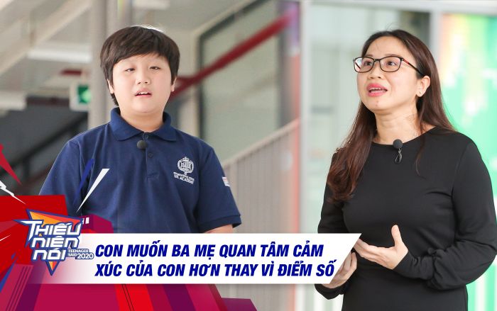 Phương Mỹ Chi sửng sốt vì áp lực học tập của cậu bé lớp 6: 'Dưới 8 điểm sẽ bị đánh, phải luôn đạt loại giỏi'