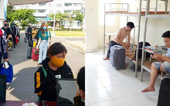 Ảnh: Sinh viên quay trở lại ký túc xá ĐHQG TP.HCM, chuẩn bị nhập học từ 4/5
