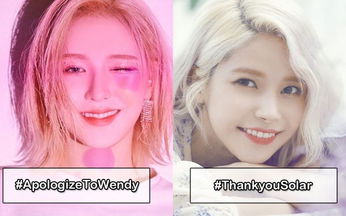 Fan đưa hashtag #ThankyouSolar và #ApologizeToWendy lên top trending để đòi quyền lợi cho Wendy (Red Velvet)