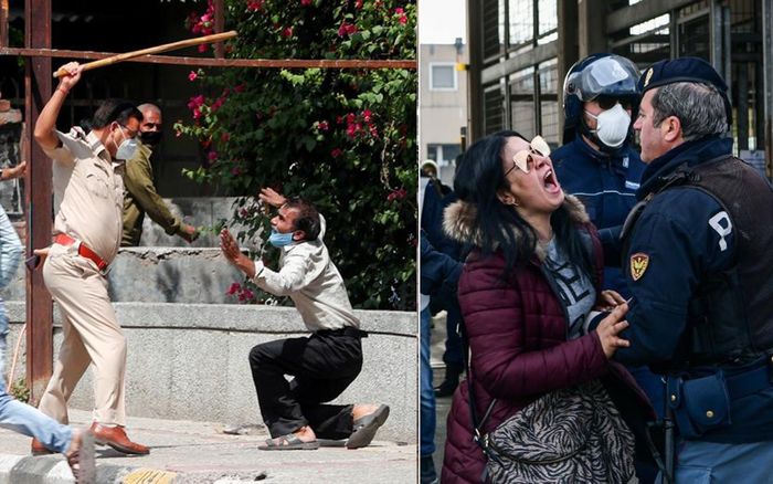 Cảnh sát các nước xử lý người vi phạm lệnh giãn cách xã hội ra sao?