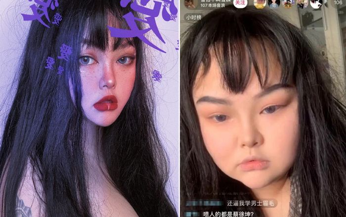 Gặp sự cố khi đang livestream, 'hotgirl Tik Tok' triệu follow lộ nhan sắc thật khác 'một trời một vực' khiến fan 'té xỉu'