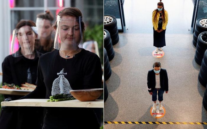 Cảnh tượng người dân các nước giãn cách xã hội phòng COVID-19