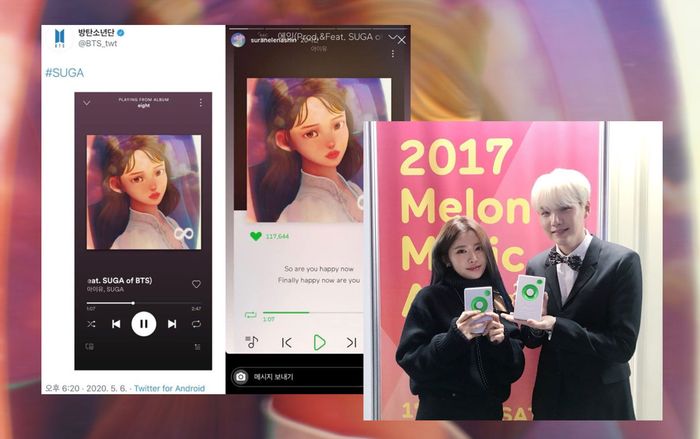 Đăng ảnh ủng hộ ca khúc mới của IU, nữ ca sĩ từng hợp tác với Suga bị ARMY ‘ném đá’ vì lý do này