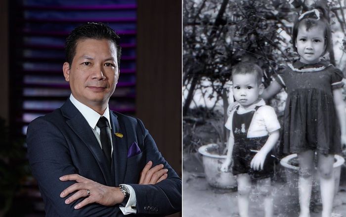 Khoe ảnh thời thơ ấu, Shark Hưng gây chú ý với thần thái 'doanh nhân' từ bé