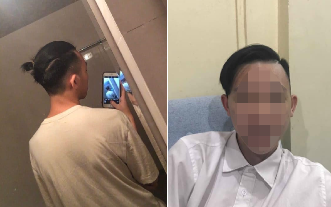 Tranh cãi xoay quanh chuyện nam sinh đến trường bị đuổi về 2 lần do kiểu tóc sai quy định