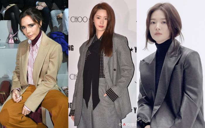 Victoria Bekham &  Song Hye Kyo làm trỗi dậy trào lưu suit nam tính