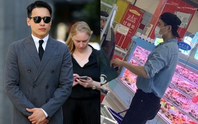 Cao Vân Tường lần đầu xuất hiện sau khi trở về nước, một mình đi siêu thị mua sắm