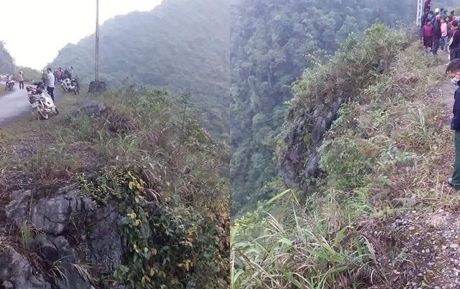 Phát hiện cặp vợ chồng tử vong dưới vực sâu bên cạnh chiếc xe máy