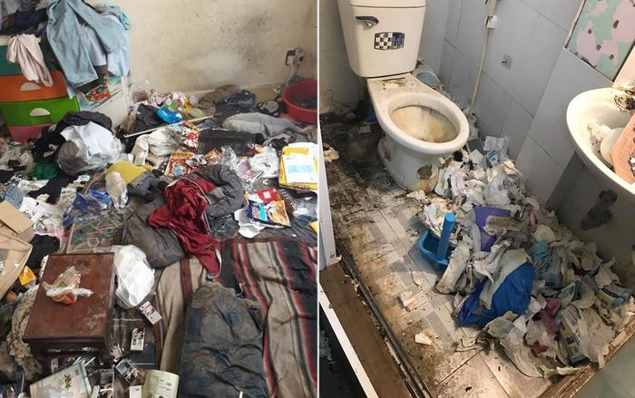 Ngán ngẩm phòng trọ rác nằm la liệt từ bàn học đến giường ngủ, nhìn tới đâu nổi da gà tới đó!