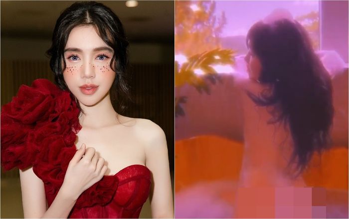 Mải mê tạo dáng trong bồn tắm, Elly Trần sơ ý 'lộ hàng' khiến người hâm mộ 'bỏng mắt'