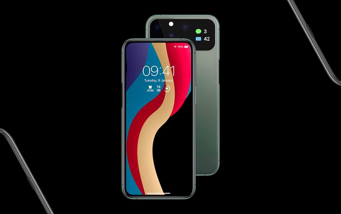 Chân dung iPhone 12 đẹp không thể rời mắt với màn hình tràn viền toàn vẹn, 5 camera sau