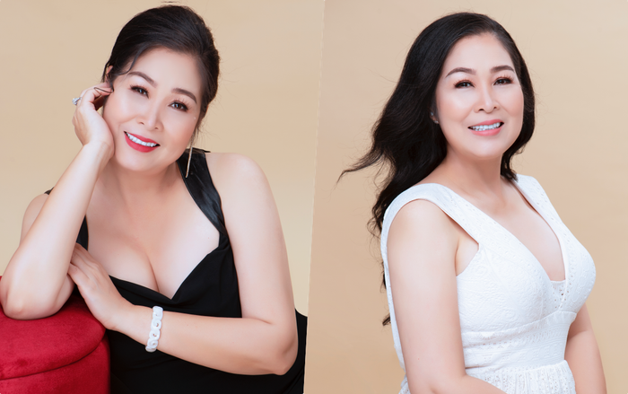 NSND Hồng Vân tung bộ ảnh gợi cảm đón sinh nhật: 'Chồng và các con cổ vũ nên chơi lớn một lần'