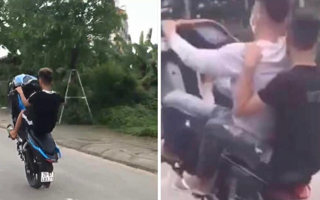 Không đội mũ bảo hiểm còn khoe chiến tích ‘bốc đầu’ xe máy lên MXH, nam thanh niên bị phạt gần 4,2 triệu đồng