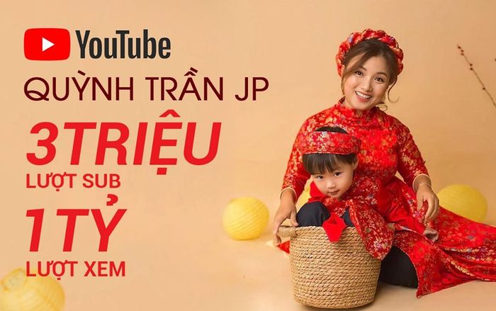 Quỳnh Trần JP đón nhận thành tích khủng mới trên YouTube: Cán mốc 3 triệu sub, đạt gần 1 tỷ lượt xem