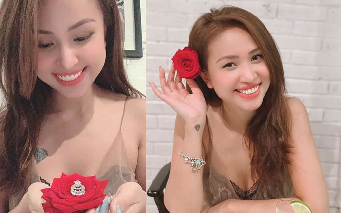 MC Vân Hugo gây 'choáng' khi khoe được bạn trai cầu hôn bằng nhẫn kim cương 'khủng'