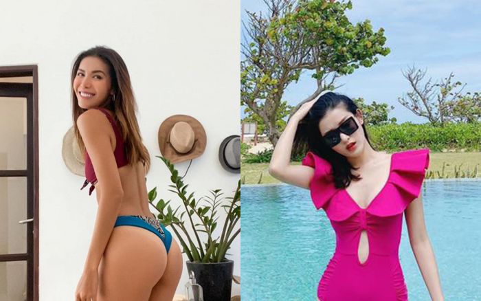 Diện bikini chưa đến 500 nghìn đồng, Minh Tú, Á hậu Huyền My vẫn khiến khán giả 'phát sốt'
