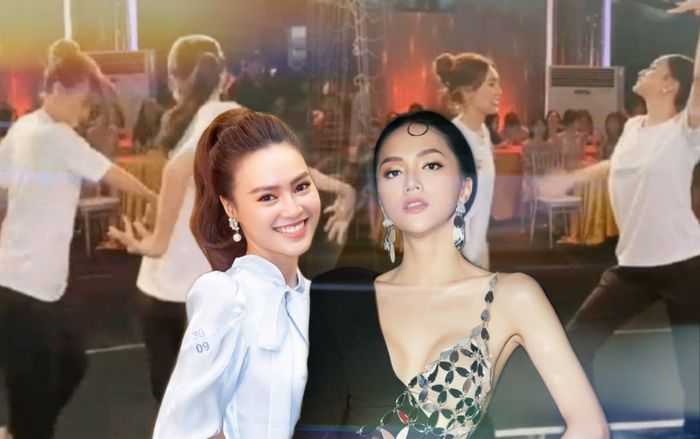 Hương Giang và Ninh Dương Lan Ngọc diện 'đồ đôi', khiêu vũ bất chấp nhưng miệng lại không nhịn được… cười