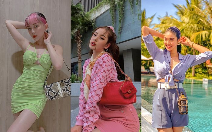 Street style tím lịm, hồng ngọt ngào, xanh mơn mởn đầy nắng hè của dàn mỹ nhân Việt