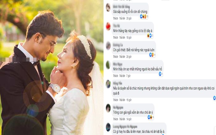 Dân mạng khó chịu trước màn 'đút thức ăn' kệch cỡm của 'cô dâu 65 tuổi' và 'chồng Tây 24 tuổi'