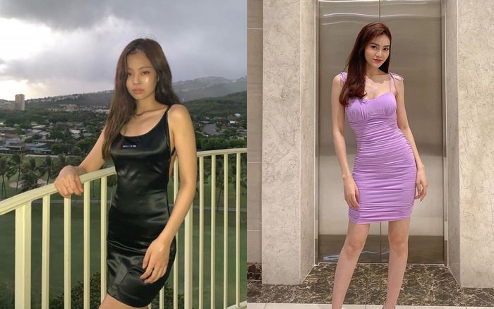 Jennie Black Pink, Ninh Dương Lan Ngọc nghiện nặng mini dress siêu ngắn siêu tôn dáng