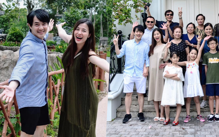 Đông Nhi - Ông Cao Thắng đưa gia đình trở lại nơi tổ chức hôn lễ, bồi hồi vì có thêm 'củ khoai nhỏ'