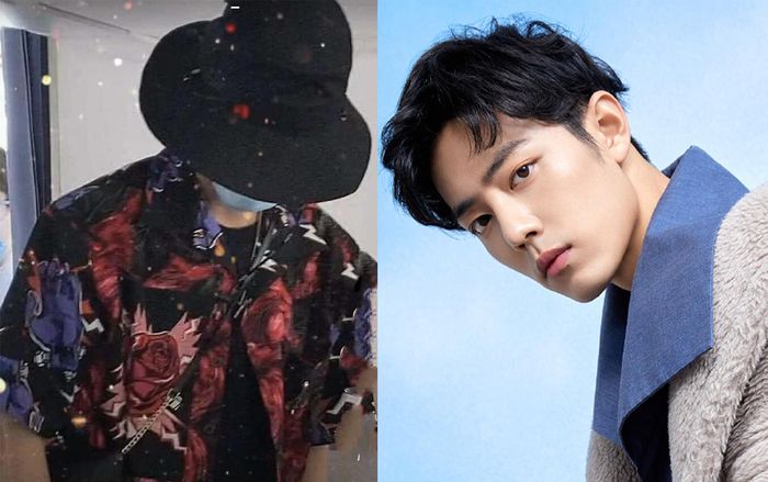 Sau khi bị soi 'đầu như bị hói', Tiêu Chiến cẩn thận đội mũ tránh ánh nhìn của truyền thông