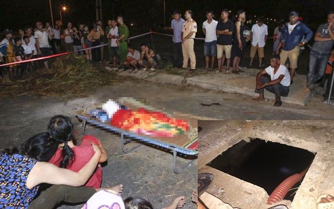 Bé trai 5 tuổi tử vong thương tâm dưới hố ga không nắp ở Hà Tĩnh