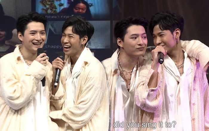 'Ngất lịm' với trước khoảnh khắc ngọt ngào của cặp đôi Krist - Singto trong Globle Live Fanmeeting trực tuyến
