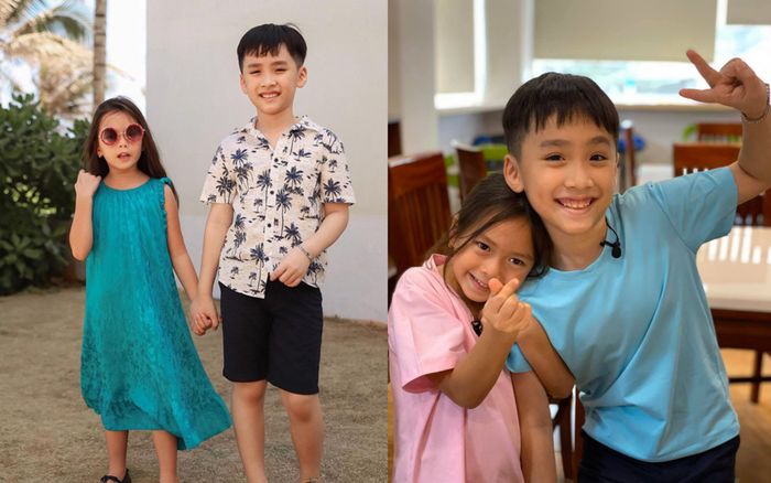 Danh hài Thu Trang tung loạt ảnh 'new couple' của quý tử và con gái Đoan Trang