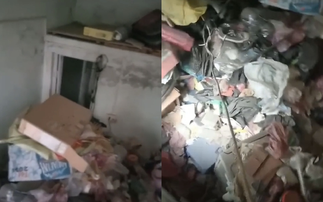 Căn phòng trọ ngập ngụa trong rác thải của nữ sinh Hà Nội khiến dân mạng ‘sởn gai ốc’