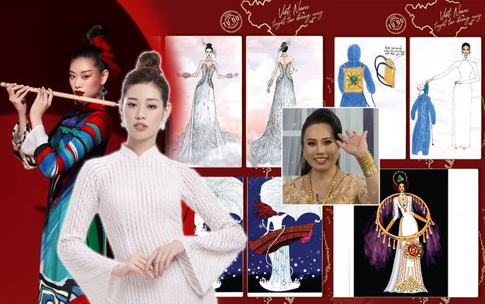 4 mẫu trang phục dân tộc đầu tiên cho Khánh Vân: Anh hùng y tế, cô Minh Hiếu bắt trend xuất sắc